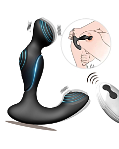 Anal Dual Vibration Prostate Massager Black