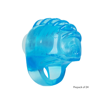 Calexotics - Vibrating Finger Teaser Blue