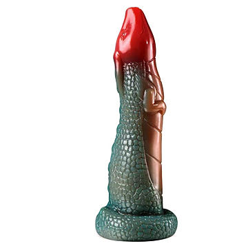Dragon Snake Silicone Dildo with Suction Cup 19 cm