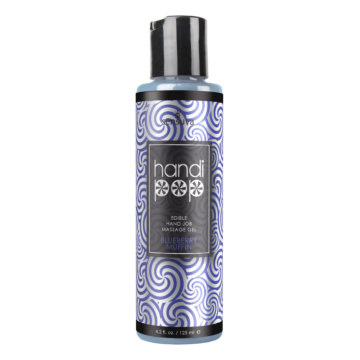 Handipop Edible Hand Job Massage Gel Blueberry Muffin 125ml - Sensuva