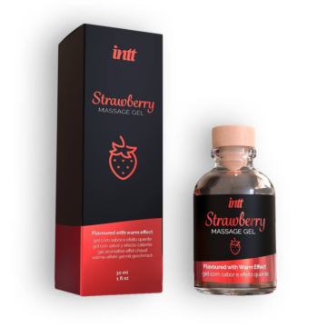 Intt - Hot Effect Strawberry Flavor Massage Gel