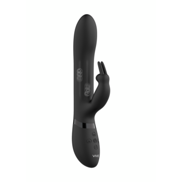 Amoris - Stimulating Beads Rabbit - Black *bulk