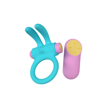 Riny Vibrating Ring W/ Blue Silicone Usb Controller