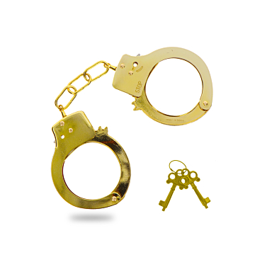 Χειροπέδες Bondage - Metal Gold Handcuffs Toy Joy Gold