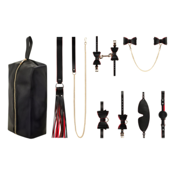 Bedroom Fantasies - Crimson & Ebony - 8 Piece Luxury Set