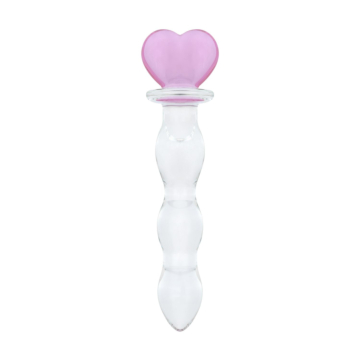 Gildo - No. 35 Glass Dildo Heart Shape - 18.8 cm