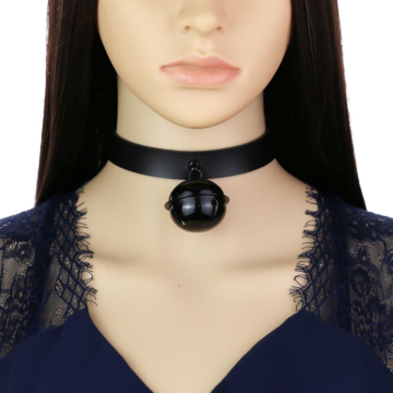 Περιλαίμιο BDSM 44cm - Kinksters Black Bell Black