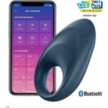 Satisfyer Blue Vibrating Ring