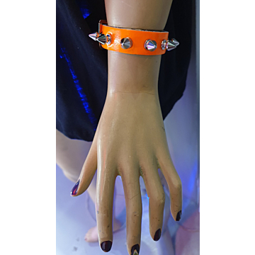 Kinksters Orange Spike Wristband