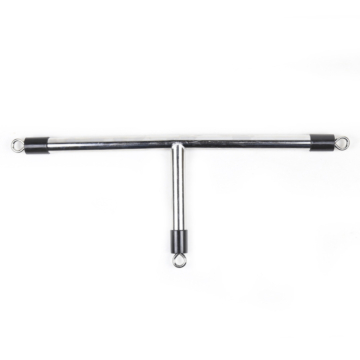 Μπάρα Bondage Spreader 40cm - Kinksters 3 Way T Silver
