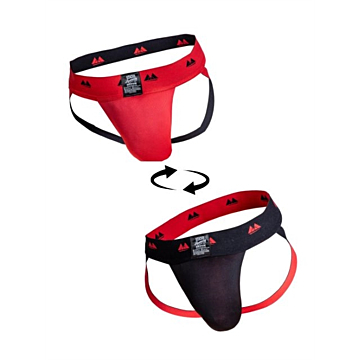Jockstrap - MM Jocks Classic Reversible Black/Red