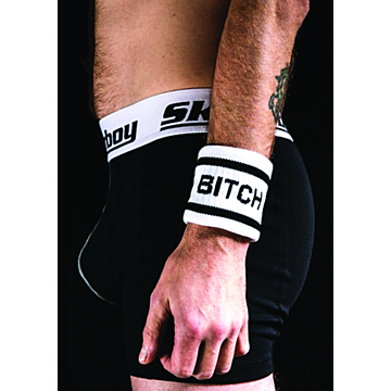 Mister B Sk8erboy Sweatband, Black.