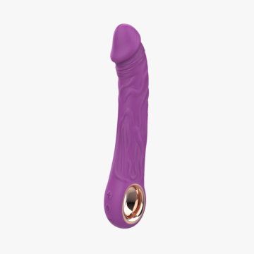 Ρεαλιστικός Δονητής 21.8cm - Ultra-Realistic Skin Vibrator Purple