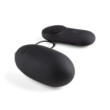 VIRGITE G6 RECHARGEABLE BLACK VIBRATING EGG