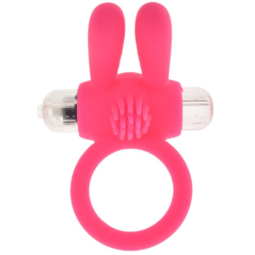 PASSION LABS PINK VIBRATING BUNNY PENIS RING