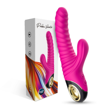 Rabbit Vibrator 23cm - Kinksters Eternity Pink