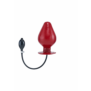 Inflatable Vortex Anal Plug - Red XL