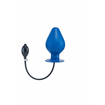 Inflatable Vortex Anal Plug - Blue XL