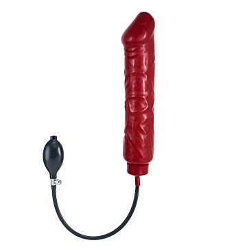 Mister B Inflatable Gargantula Dildo - Red - Realistic Cock