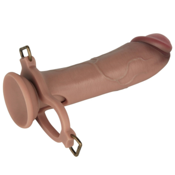 Hollow Strap-on 24cm - Lovetoy Ingen 10'' Enhanced Set Skin