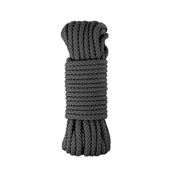 SM BONDAGE RIGID BLACK ROPE 10M