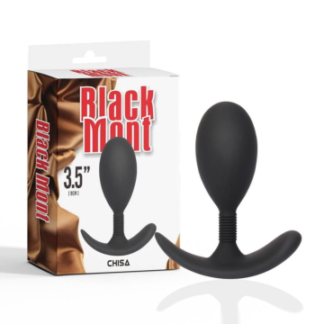Πρωκτική Σφήνα 10.8cm - Black Mont Anal Play Plug M Μαύρη