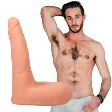Lucas Frost - Realistic ULTRASKYN Dildo - 7" / 18 cm - Vanilla