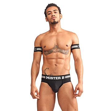 Mister B - Urban Club Grey Biceps Armbands x2
