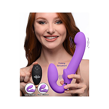 Στραπόν Χωρίς Λουριά 25cm - 10X Remote Ergo-Fit G-Pulse Inflatable Purple