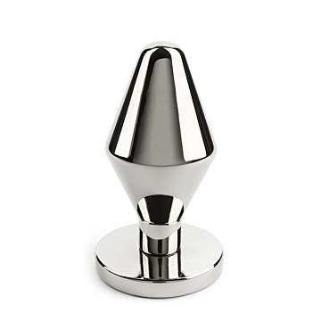 Πρωκτική Σφήνα 9.3cm - Mr. Steel Classic Butt Plug Medium Silver