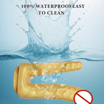Διπλό Dildo 20.5cm - Kinksters New Double Silicone Gold