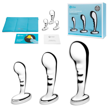 B-Vibe - Stainless Steel P-Spot Training Set