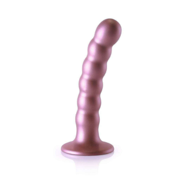 Dildo Σημείου G 13.8cm - Beaded Silicone G-Spot Pink