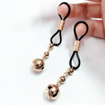 Bells Nipple Rings Nipple Clamps Gold