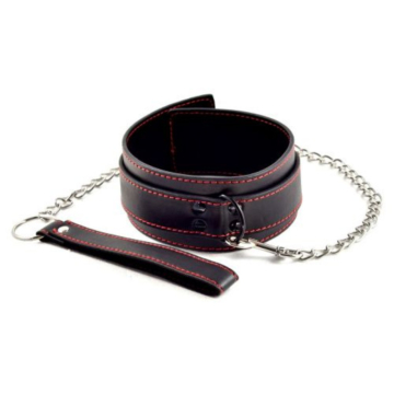 Κολάρο & Λουρί Bondage 55.9cm - Lovetoy Collar & Leash Black
