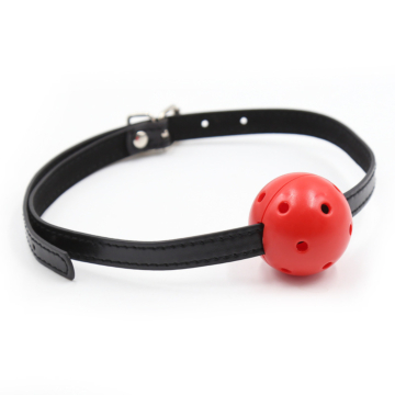 Breatheable Beginners Ball Gag Red-Black