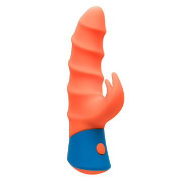 Rabbit Δονητής 15,2cm - CalExotics Tickler Rabbit Orange