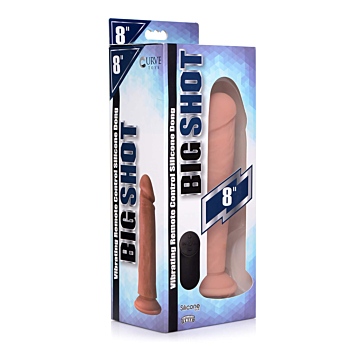 Ρεαλιστικό Dildo με Τηλεχειριστήριο 21.5cm - Curve Skin