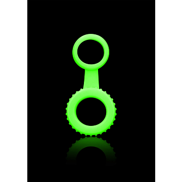 Cock Ring & Ball Strap - Glow in the Dark
