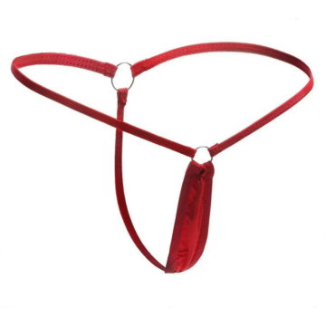 Low Waist Thong-String Red-2XL