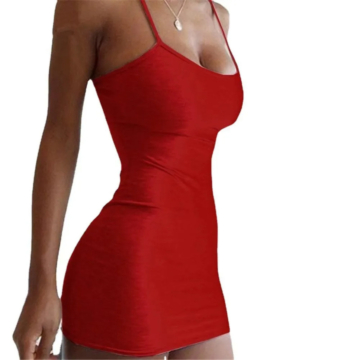 Κόκκινο Μίνι Φόρεμα - Nightclub Outdoor Mini Red Dress Kinksters