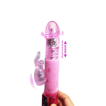Thrusting Vibrator Crazy Bunny with Rotation Functions