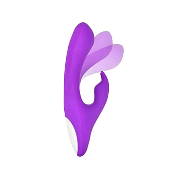 Δονητής Κουνελάκι 21cm - Loving Joy FLEX Silicone Bendable Rabbit Vibrator Purple
