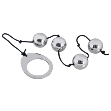 Seven Creations Heavy Metal Anal Beads 35cm