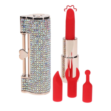 Δονητής Κραγιόν 9cm - Diamond Lipstick Vibrator Iridescent