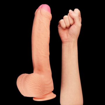 Ρεαλιστικό Dildo 28cm - Dual Layer Platinum Silicone Cock Skin