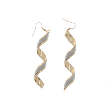 Sparkling Gold Spirals