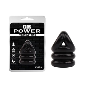 Chisa Black Ring - Silicone