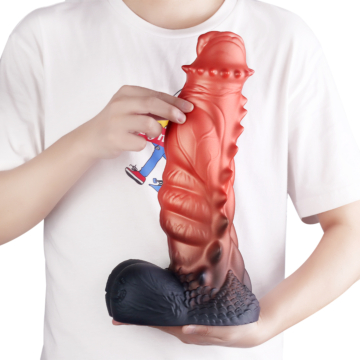 Fantasy Monster Dildo Red XL