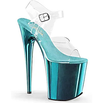 Pleaser Women's FLAM808/C/TECH Platform Sandal-38